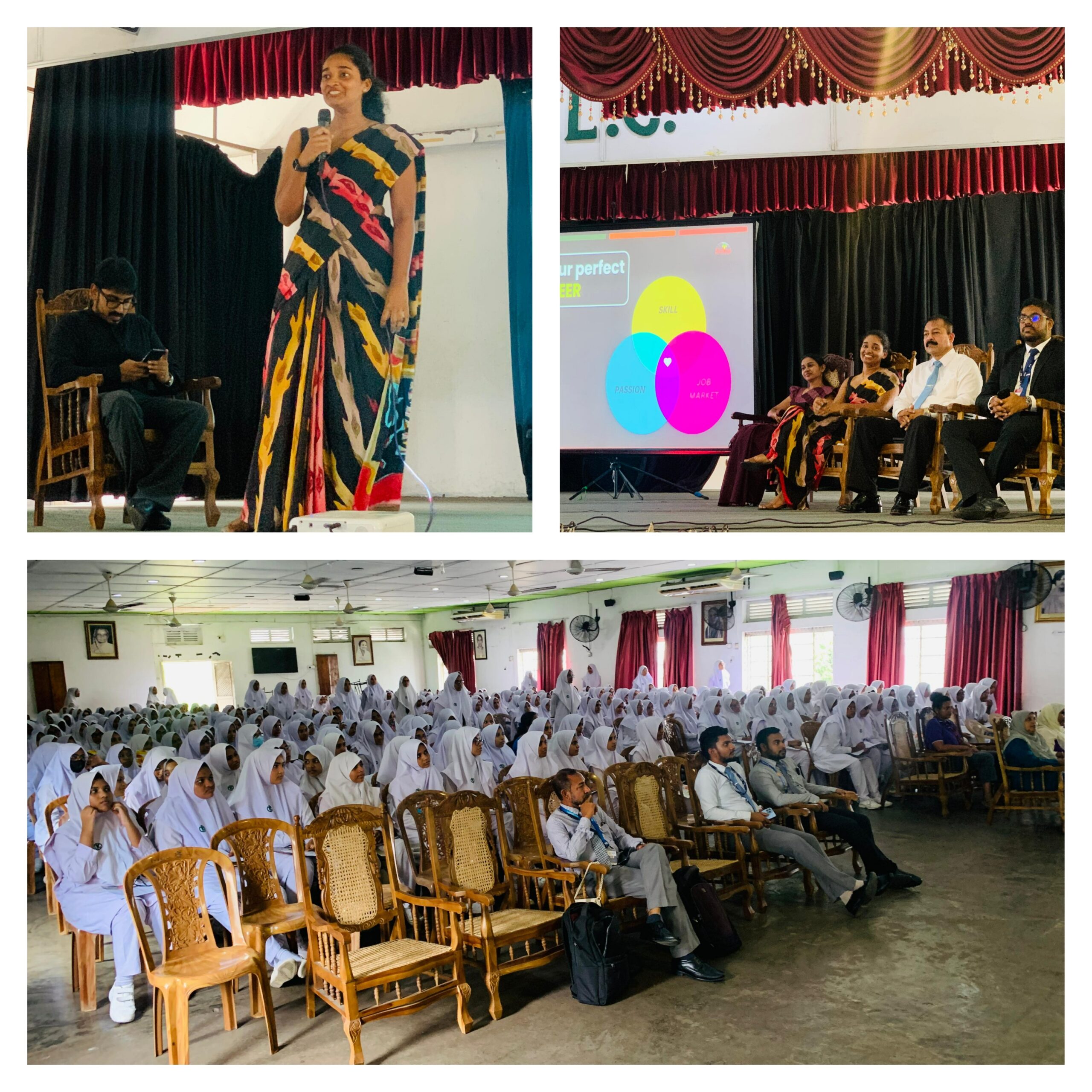 SLTC’s Ms. Baghya Erathna Empowering Young Minds at Muslim Ladies College at SkillUp Sri Lanka