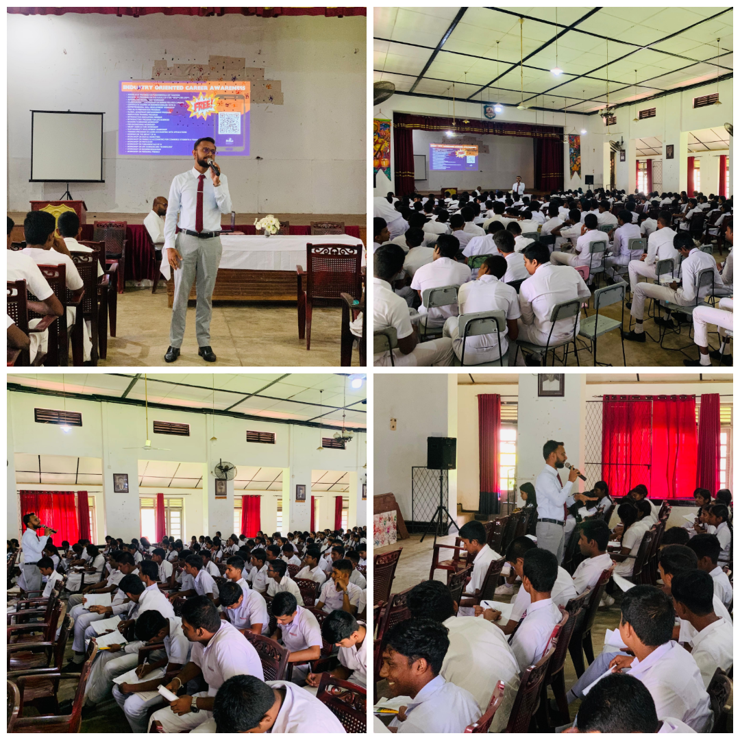 SLTC Participates in the Career Guidance Program at Henegama Central College