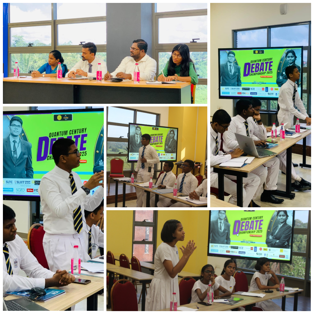 SLTC Academics Join as Judges at Quantum Century Debate Championship