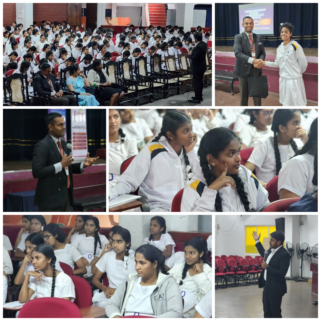 Inspiring young minds in Mahamaya Girls’ College, Kandy!