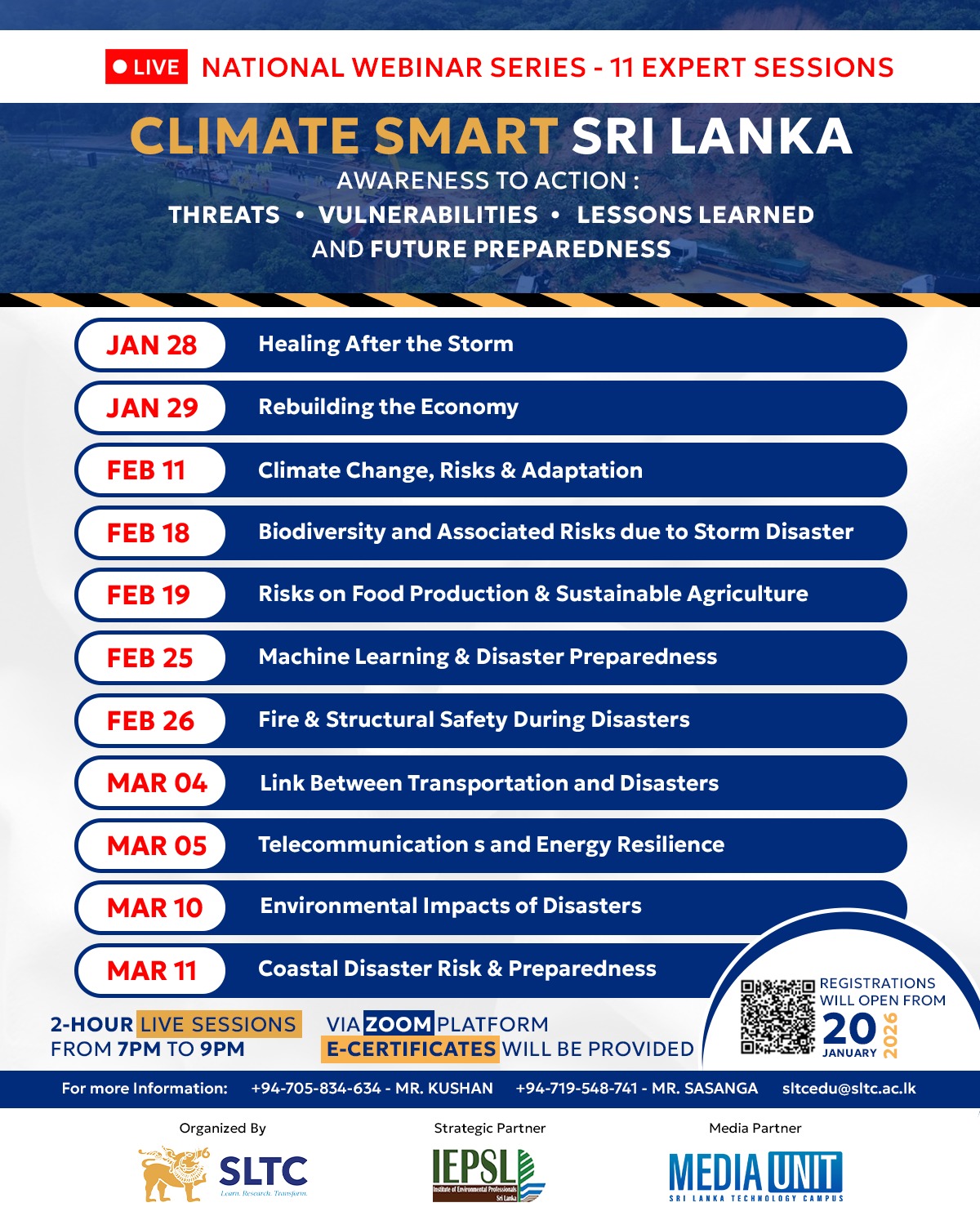 Climate Smart Sri Lanka – National Webinar Series