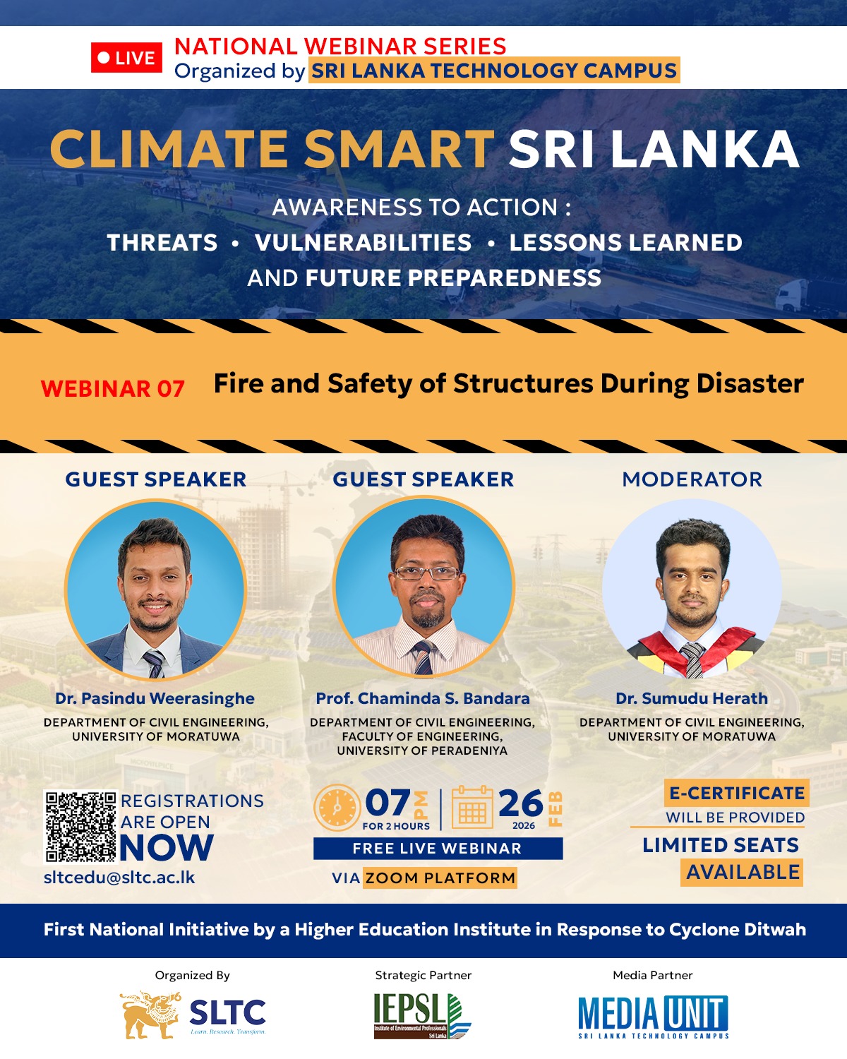Climate Smart Sri Lanka – National Webinar Series 🌍