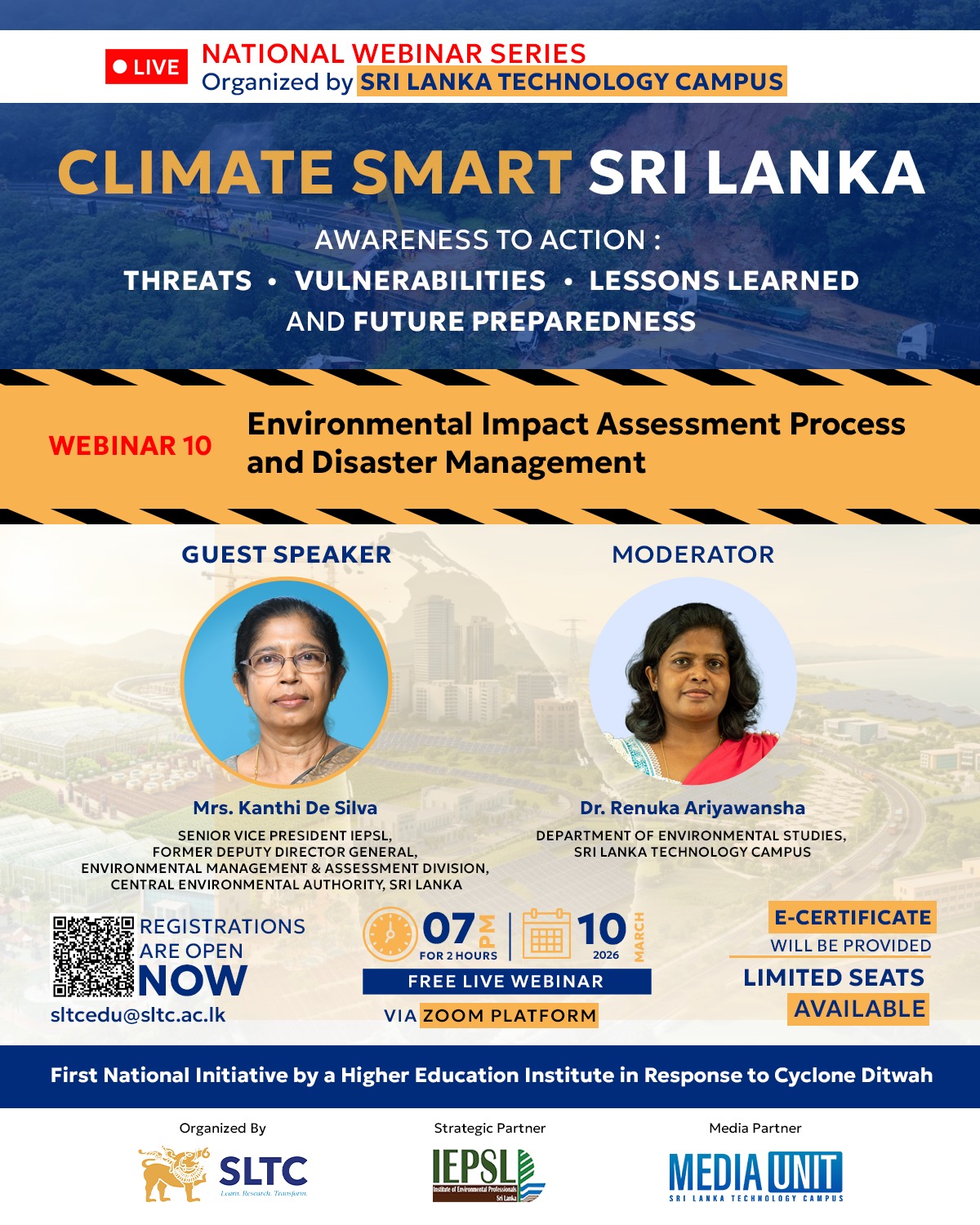 Climate Smart Sri Lanka – National Webinar Series