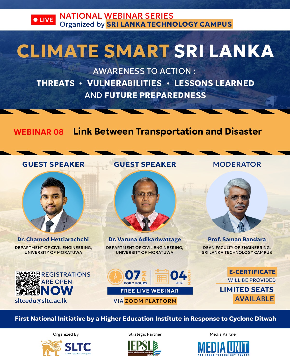 Climate Smart Sri Lanka – National Webinar Series 🌍