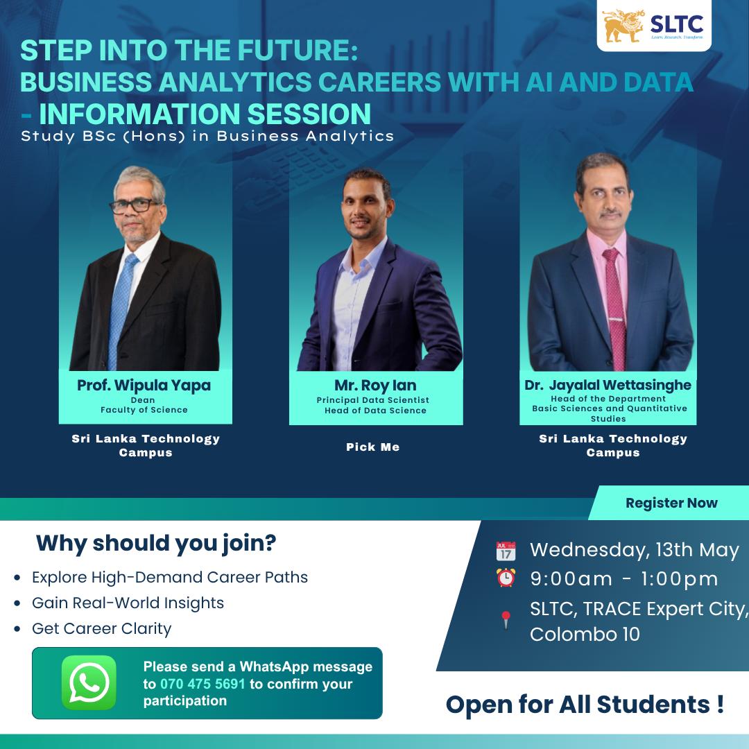 Step into the Future: Business Analytics Careers with AI and Data – Information Session
