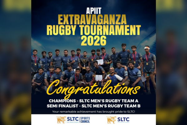 SLTC Men’s Rugby Team A Crowned Champions at APIIT Extravaganza Rugby Tournament 2026