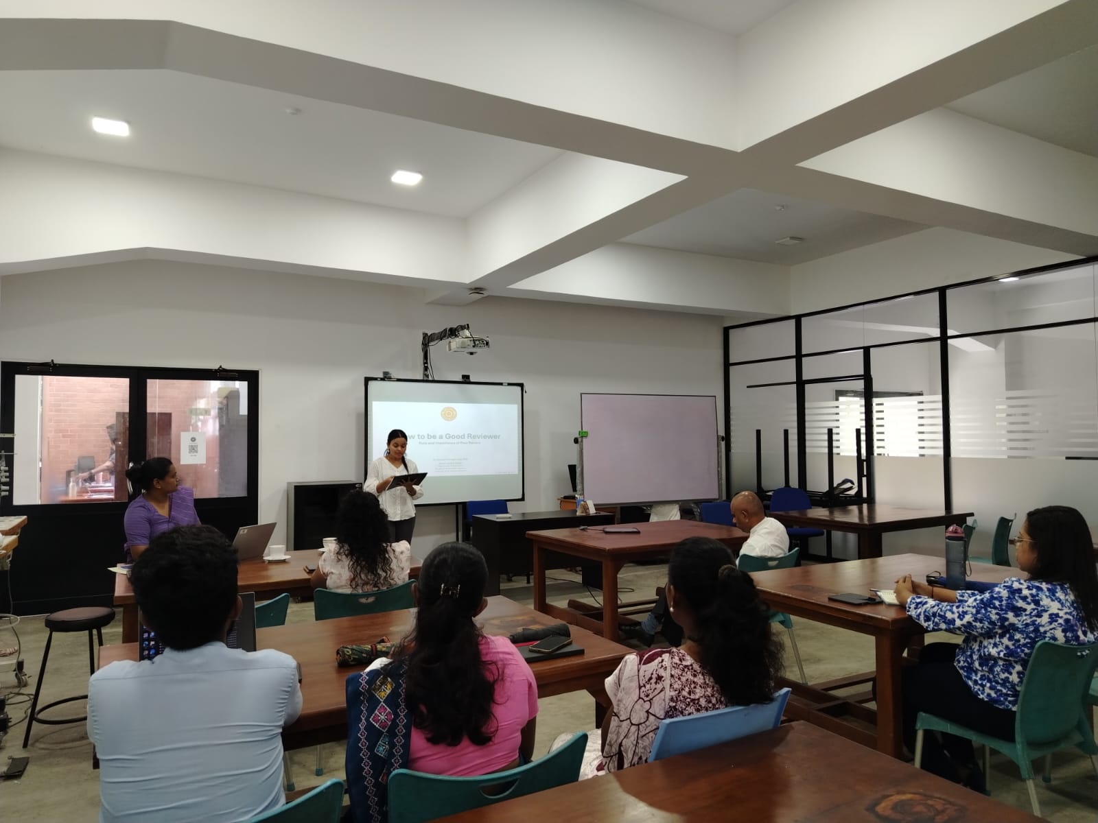 Peer Review Workshop session photo