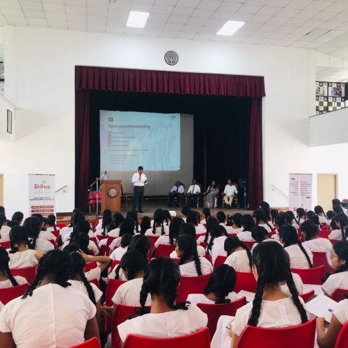 SLTC Inspires Youth at Sirimavo Bandaranaike Vidyalaya during SkillUp Program