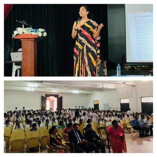 SkillUp x SLTC Inspiring Futures at Ananda Balika Vidyalaya with Ms. Baghya Erathna