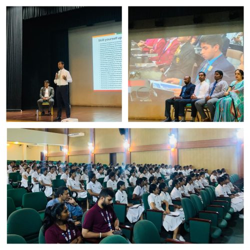 Dr. Lakshitha Pahalagedara shares career insights with students at St. Bridget’s Convent during SkillUp Sri Lanka