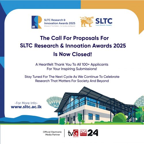 SLTC Research & Innovation Awards 2025 – Call for Proposals Closed