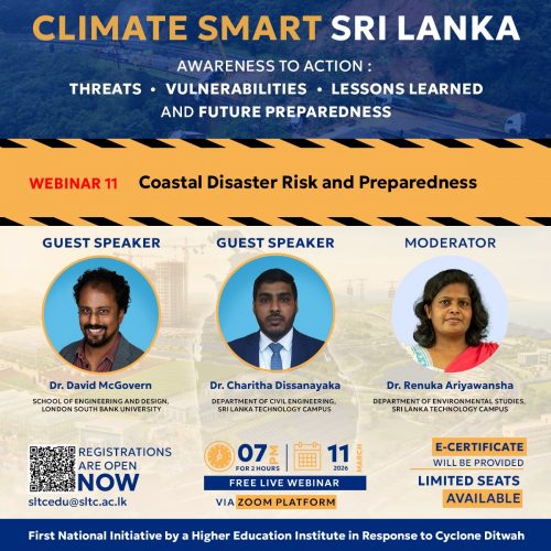 Climate Smart Sri Lanka – National Webinar Series