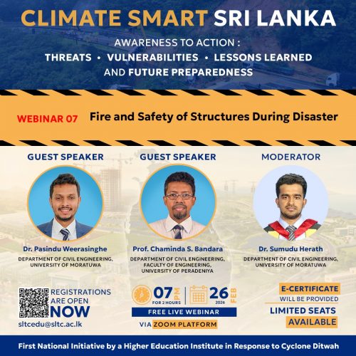 Climate Smart Sri Lanka – National Webinar Series 🌍