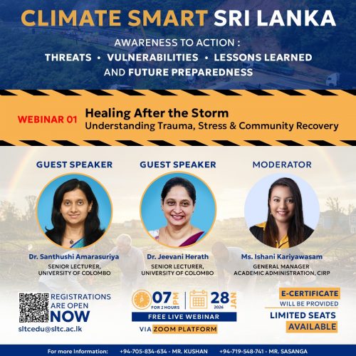 Join Our First Webinar: Healing After the Storm – Trauma, Stress & Community Recovery