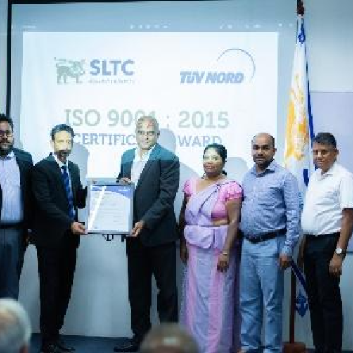 The SLTC Research University (SLTC) receives ISO 9001