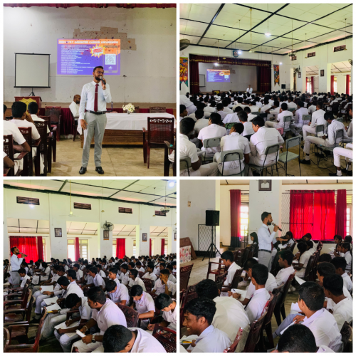 SLTC Participates in the Career Guidance Program at Henegama Central College